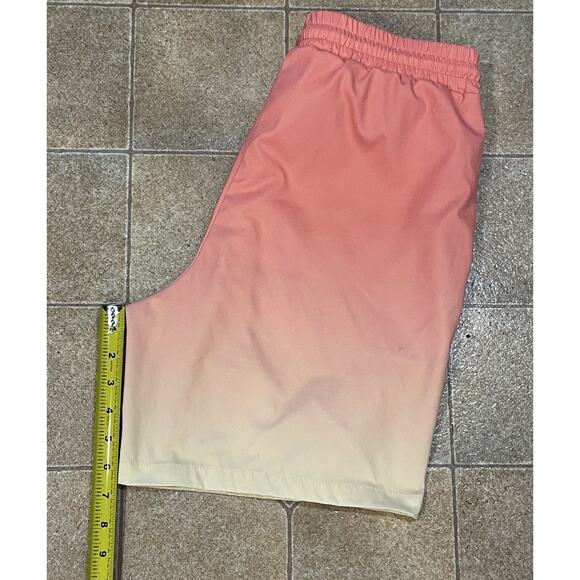 SHEIN Women’s Elastic Waist Peach Colored Shorts Size Small Drawstring, Pockets - Picture 6 of 12